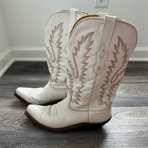 White Cowboy Boots
